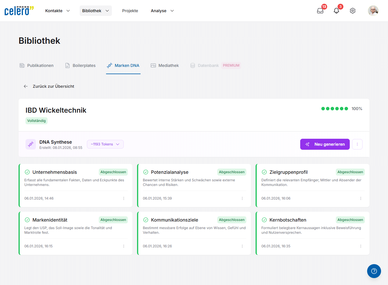 MarkenDNA Professionelle Pressearbeit mit CeleroPress